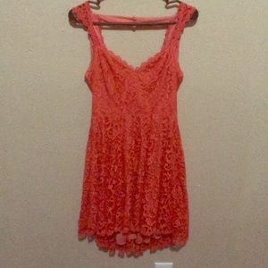 Medium Emmelee Salmon Strapless Dress